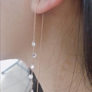 😍✨925 silver earrings in rose gold